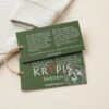 Custom eco-friendly green paper hang tags