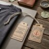 heavy duty brown paper hang tag for apparel