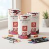 Dual Tip Brush Pen Paper Cylinder Packaging Box