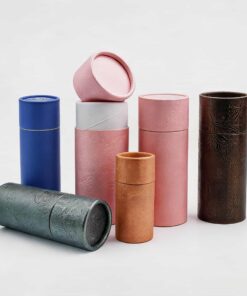 Custom Eco-Friendly Kraft Paper Tube Tea Packaging Boxes