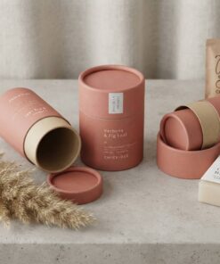 Custom Eco-Friendly Pink Scented Candle Paper Tube Boxes
