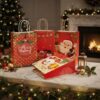 Luxury Christmas Gift Paper Bags for Seasonal Retail