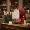 Custom Pattern Christmas Shopping Paper Bags