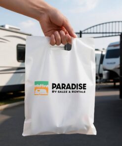 Corporate Gift and Exhibition Promotion Plastic Shopping Bag Custom