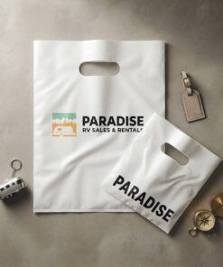 Wholesale Custom Translucent Frosted Corporate Promotional Plastic Shopping Bag