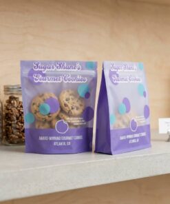 Wholesale Custom Stand-Up Ziplock Pouches for Cookies and Baked Goods