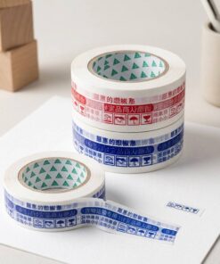 Multi-color warning icon custom sealing tape wholesale