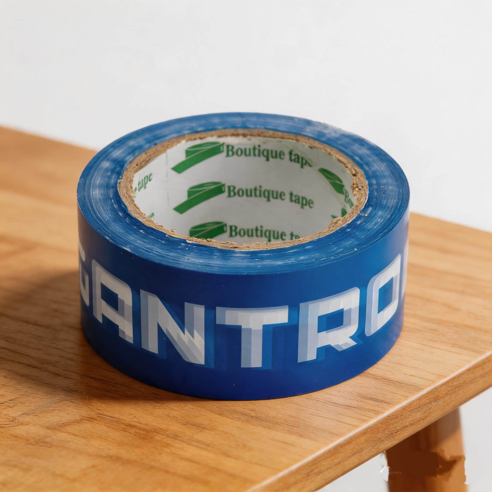 Custom blue background packing tape for e-commerce Custom blue background packing tape for e-commerce