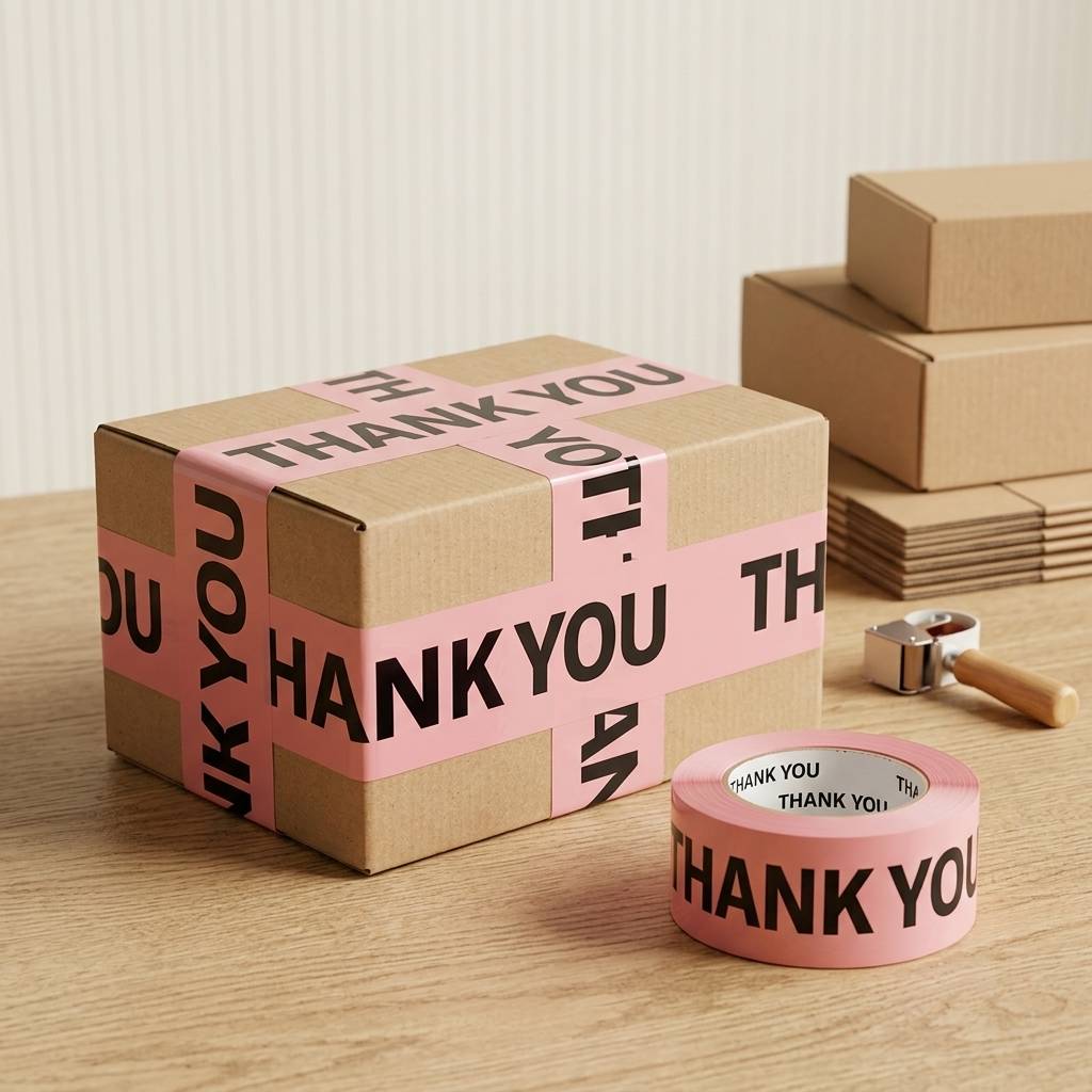 Thank you message printed packing tape manufacturer Thank you message printed packing tape manufacturer