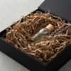 Recyclable dust free kraft paper raffia for glass bottle protection