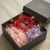 custom multi-color crinkle paper filler for cosmetics box