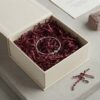 Wholesale burgundy paper raffia for jewelry gift box