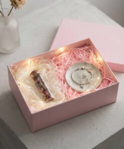 pink paper raffia gift box filler wholesale