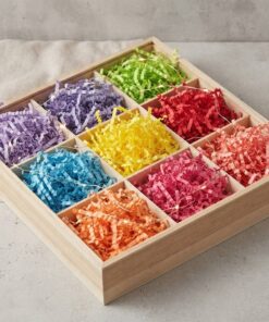 Bulk colorful shredded paper for gift boxes