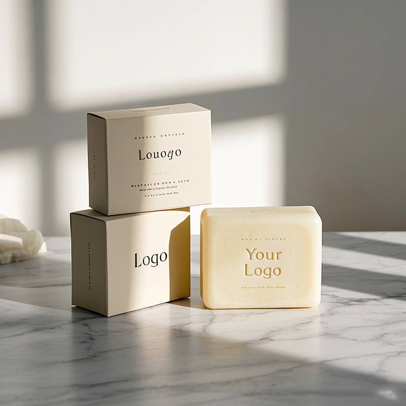 Minimalist paper packaging for handmade soap Minimalist paper packaging for handmade soap