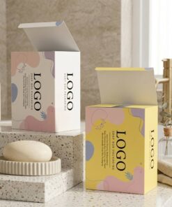 Wholesale folding paper box for artisanal soap brands