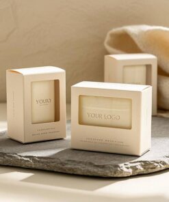 Custom window soap paper box wholesale