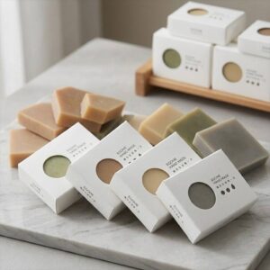 Creative essential oil soap folding paper box wholesale Creative essential oil soap folding paper box wholesale