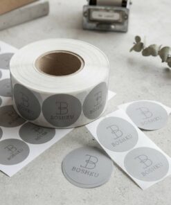 Corporate image packaging security and sealing round label custom service