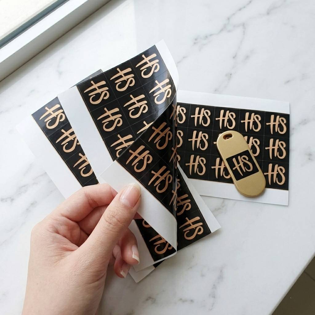 Commercial high-end logo decorative adhesive labels Commercial high-end logo decorative adhesive labels