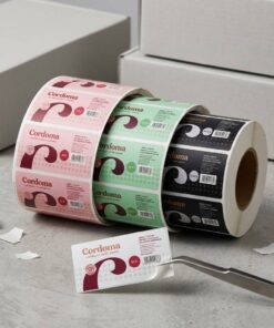 Custom retail packaging labels with barcodes wholesale