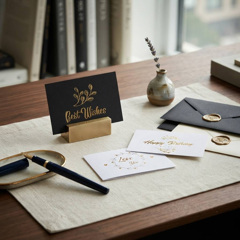 Bespoke elegant black cardstock Thank You Cards supplier Bespoke elegant black cardstock Thank You Cards supplier