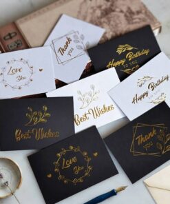 Bulk wholesale luxury botanical design greeting cards