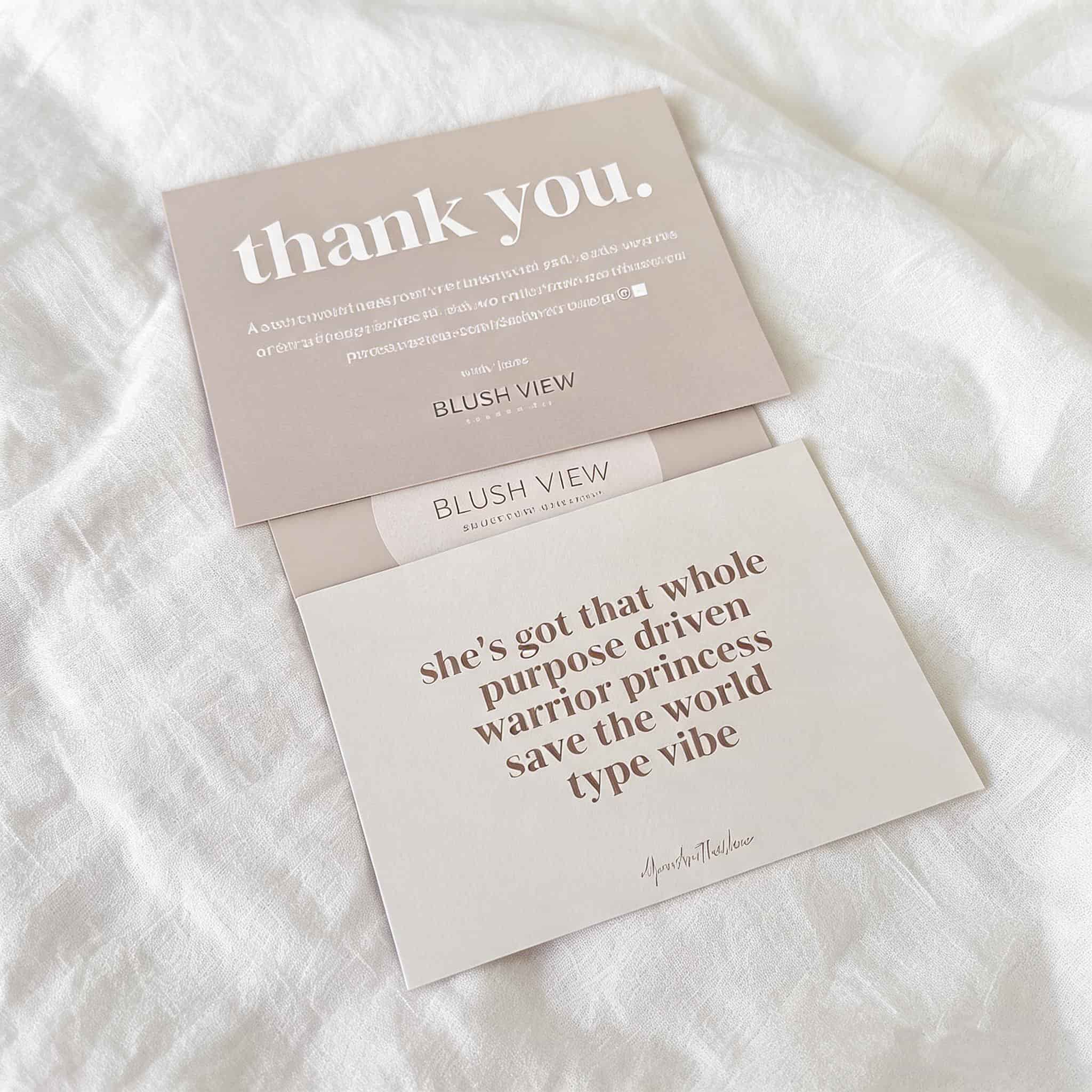 Custom matte finish stationery and Thank You cards Custom matte finish stationery and Thank You cards