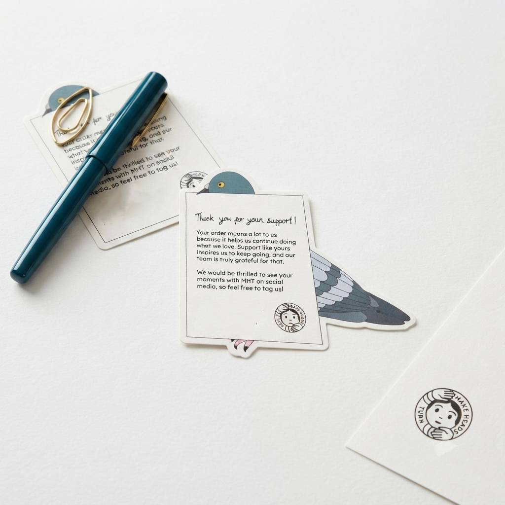Bulk purchase funny pigeon illustrated insert cards Bulk purchase funny pigeon illustrated insert cards