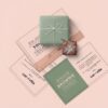 Bespoke food gift box insert and Thank You cards