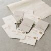 Bespoke heavyweight textured paper Thank You notes