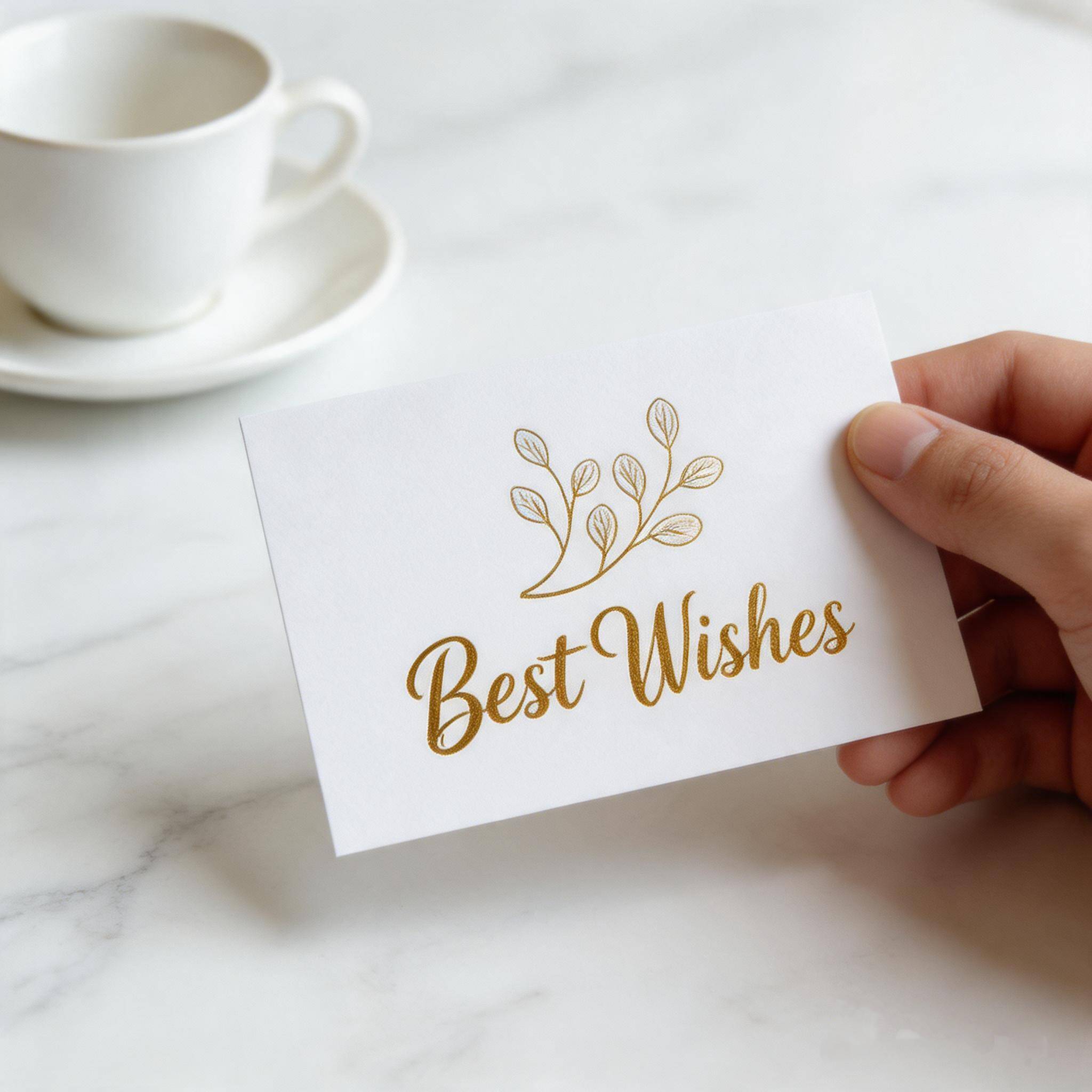 Eco-friendly black and white gold foil stationery notes Eco-friendly black and white gold foil stationery notes