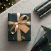 Custom Pattern Christmas Pine Cone and Star Tissue Paper