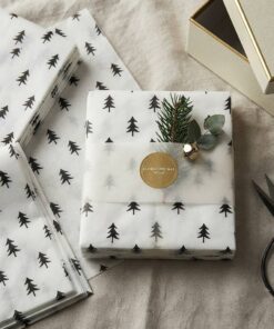 Custom Pattern Christmas Tree Wrapping Tissue Paper