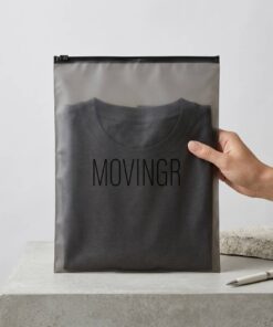 Custom frosted PP zipper garment bag