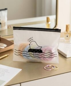 Custom printed frosted EVA slider ziplock bag