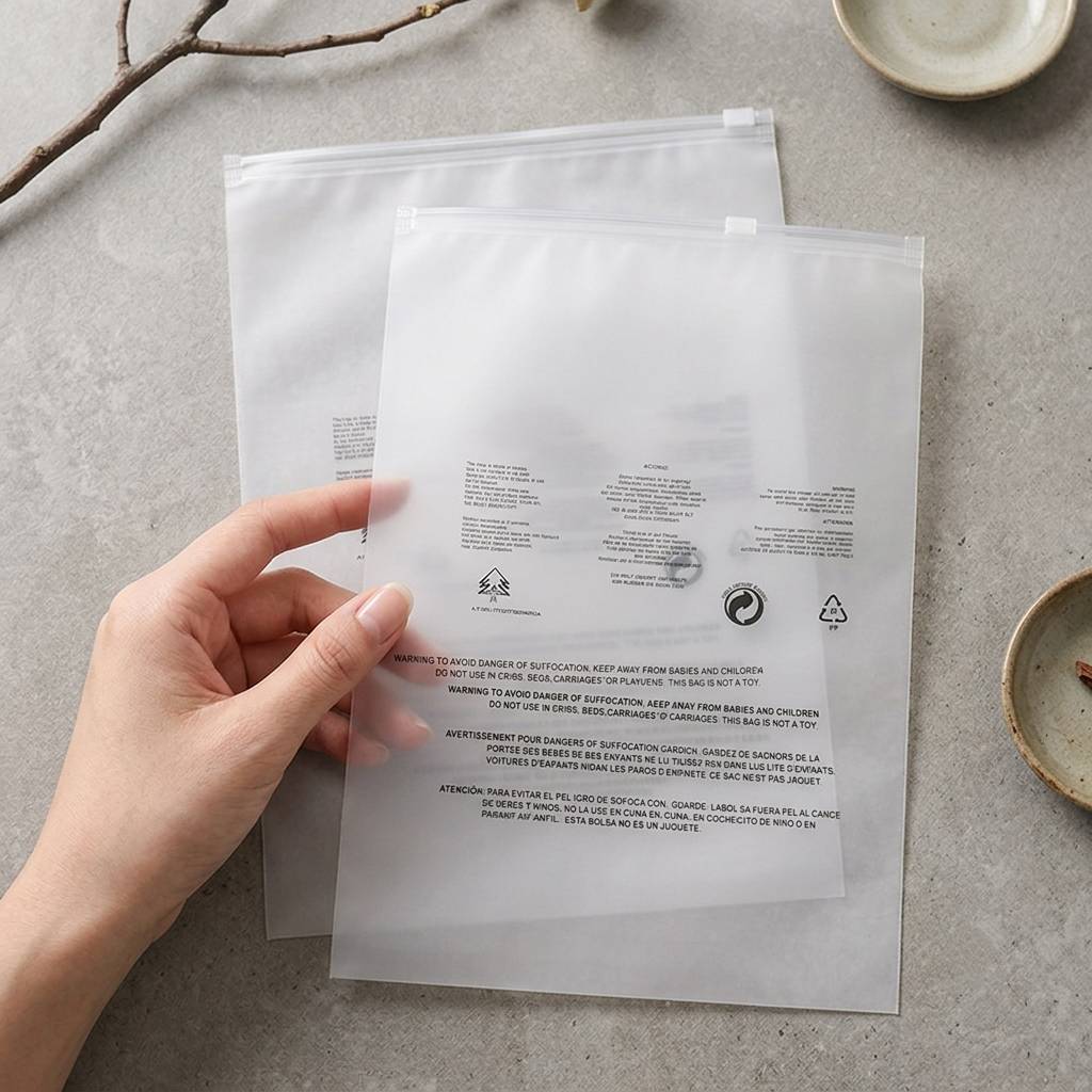 Multi-Functional Plastic Sealing Bags with Custom Apparel Brand Logo Multi-Functional Plastic Sealing Bags with Custom Apparel Brand Logo