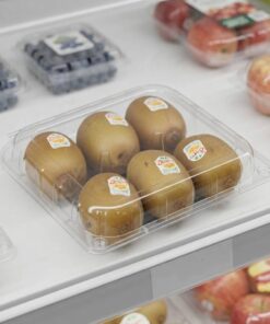 Personalized Clear Plastic Clamshell Container For Orchard Fresh Kiwifruits
