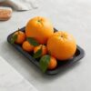 Wholesale Custom Design Black PET Trays For Fresh Citrus Fruits