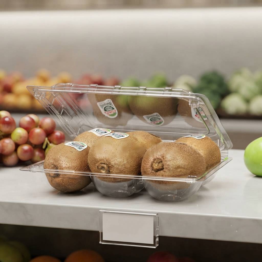 Wholesale Custom Design PET Clamshell Box For Fresh Kiwi Fruits Wholesale Custom Design PET Clamshell Box For Fresh Kiwi Fruits