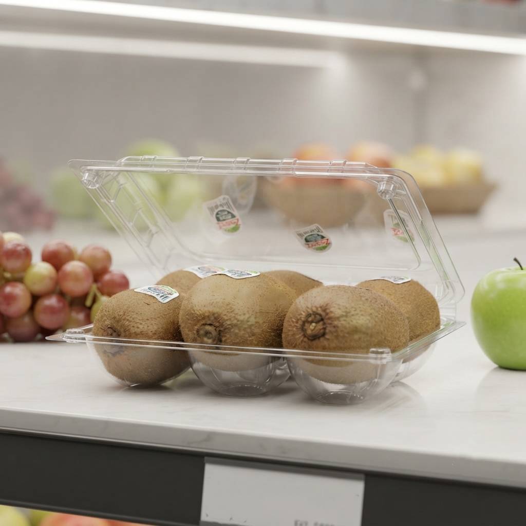 Custom Molded Clear Plastic Container For Supermarket Kiwi Fruit Displays Custom Molded Clear Plastic Container For Supermarket Kiwi Fruit Displays