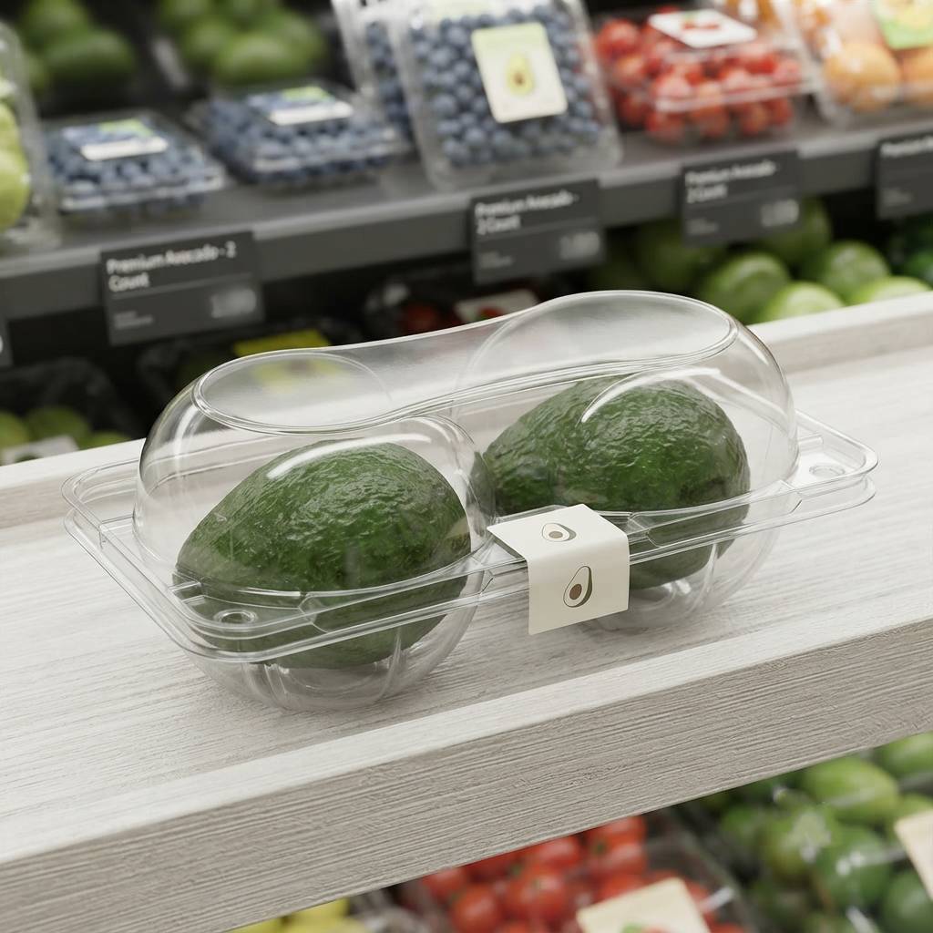 Personalized Food Grade PET Plastic Packaging For Premium Produce Personalized Food Grade PET Plastic Packaging For Premium Produce