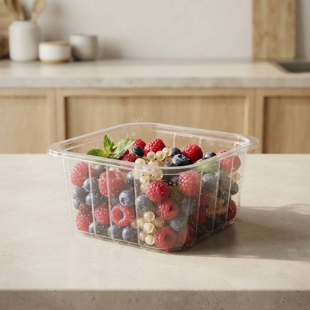 Wholesale Transparent PET Plastic Container For Fresh Berries And Tomatoes Wholesale Transparent PET Plastic Container For Fresh Berries And Tomatoes