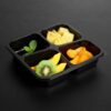 Wholesale Custom Logo Black PET Box For Cut Fruit Assortments