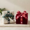 Personalized Festive Fabric Ribbon Rolls With Christmas Designs