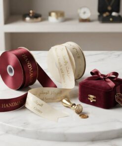 Personalized Double Faced Satin Ribbons For Holiday Packaging