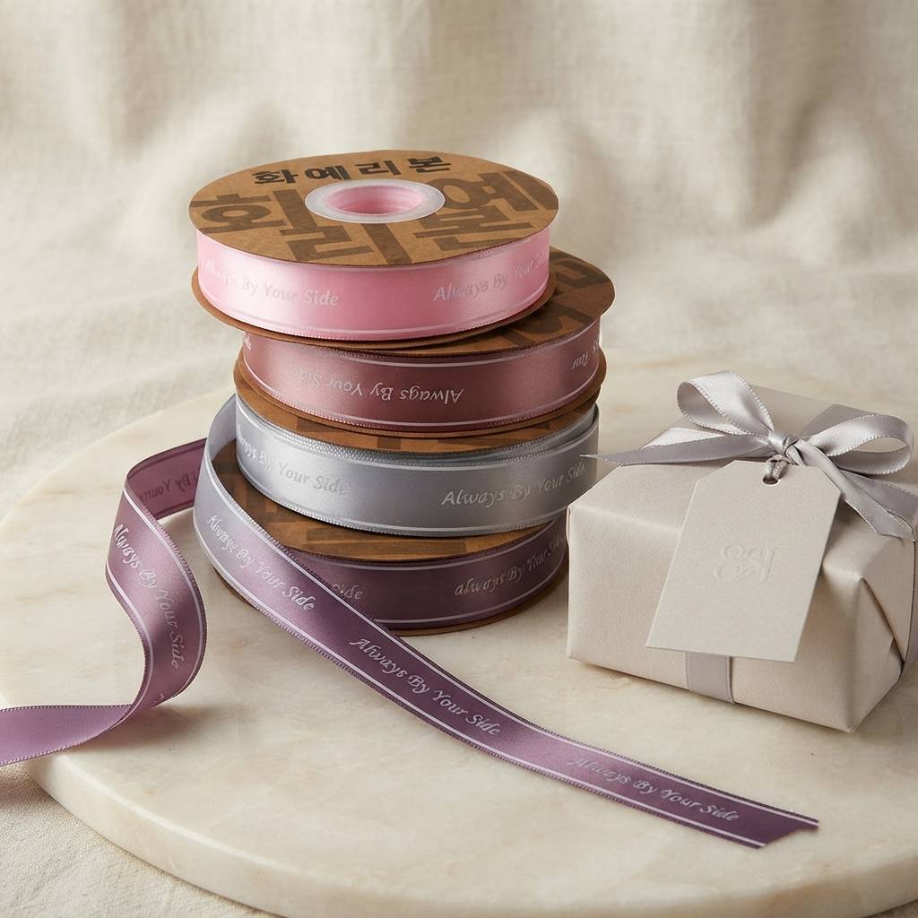 Custom Branded Silk Satin Ribbon For Wedding And Events Custom Branded Silk Satin Ribbon For Wedding And Events