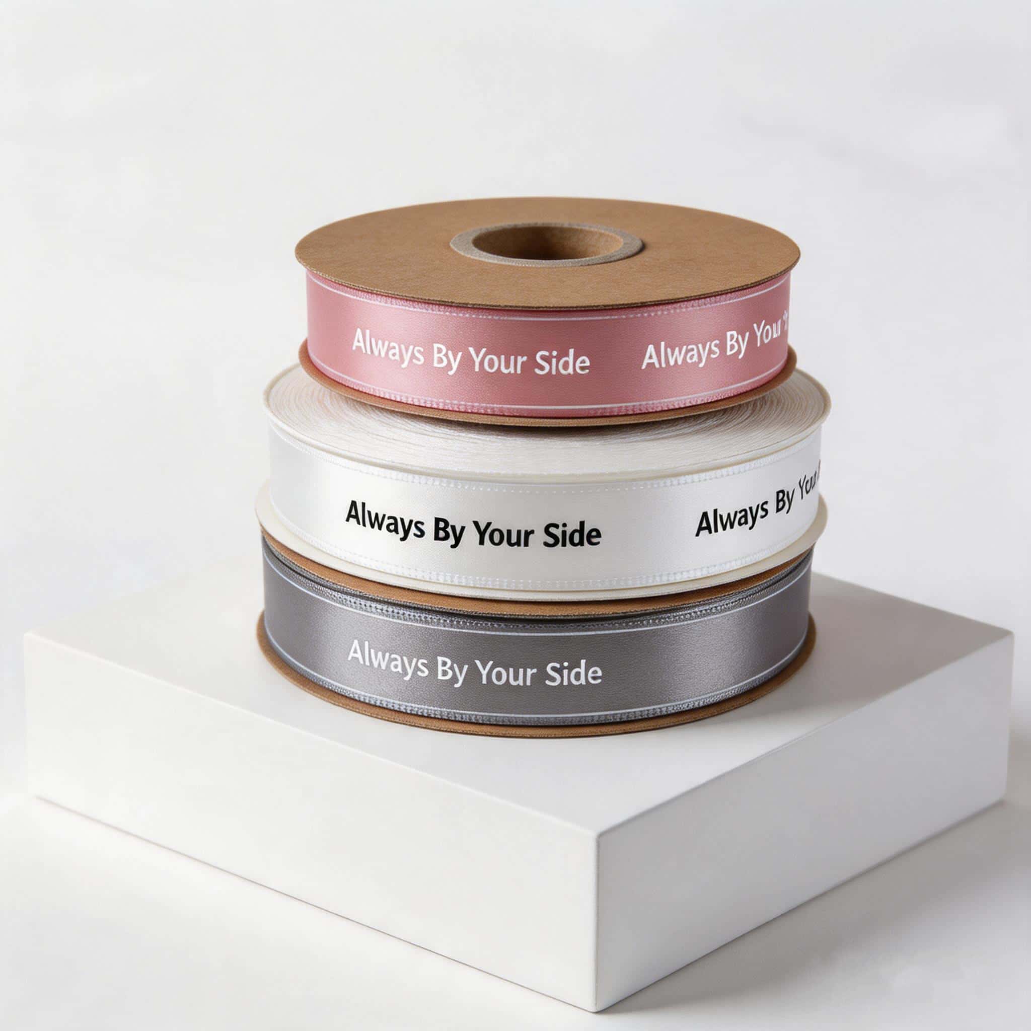 Custom Printed Satin Ribbon For Gift Wrapping And Packaging Custom Printed Satin Ribbon For Gift Wrapping And Packaging