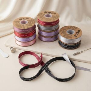 Custom Printed Fabric Ribbon For Gift Packaging And Bows Custom Printed Fabric Ribbon For Gift Packaging And Bows