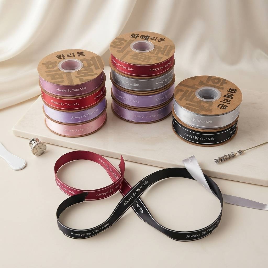 Custom Printed Fabric Ribbon For Gift Packaging And Bows Custom Printed Fabric Ribbon For Gift Packaging And Bows